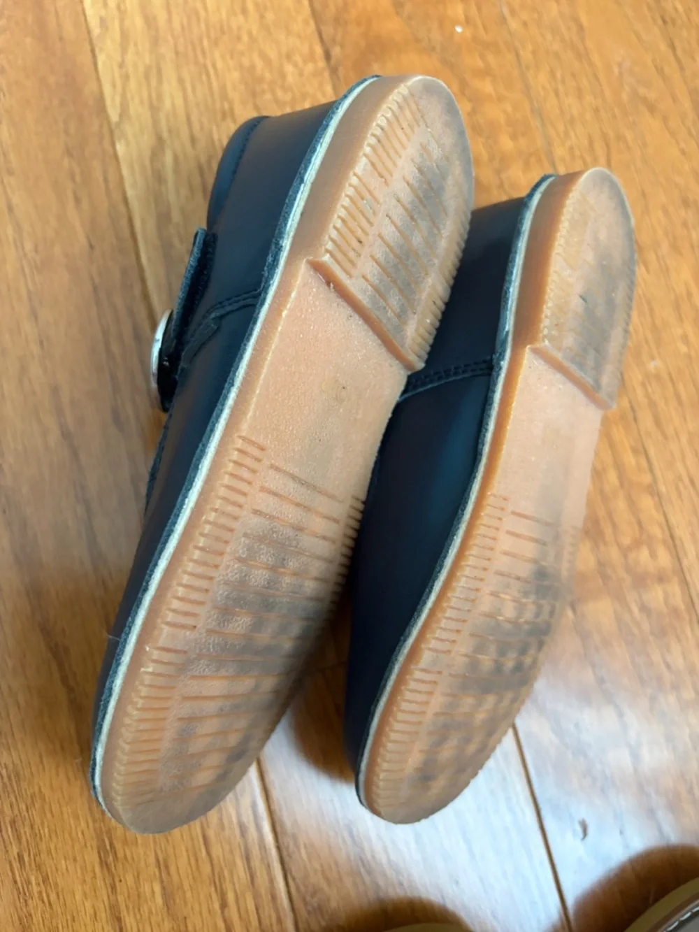 L’Amour Toddler T-Strap Mary Jane Shoes Navy Leather Size 11 Like New